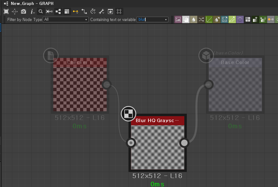 New_6raph - GRAPH 
Filter by Node Type All 
Containing text or variable 
Blur HQ Graysc- 
Oms 