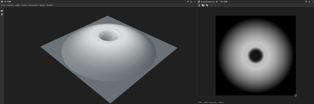 VIE' 
Scene Materials 
Lights 
Camera 
Environment 
Display 
Re nderer 
or. atl 
x 2048 (Gr ysc 
VIE' 
o 
2048 
16bpc) 