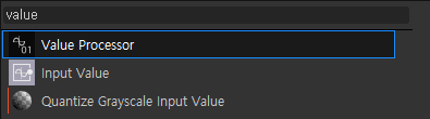 Value Processor 
Input Value 
Quantize Grayscale Input Value 