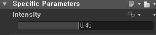 Specific Parameters 
Intensity 