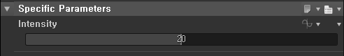 Specific Parameters 
Intensity 